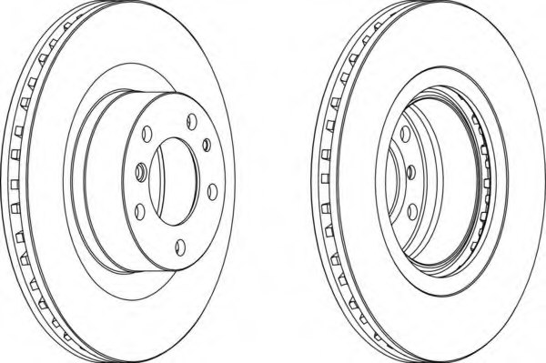 FERODO DDF833 Brake Disc